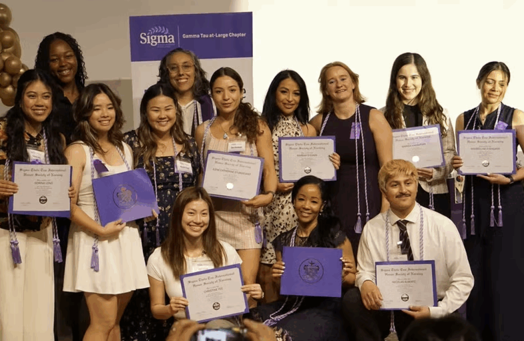 The Gamma Tau at-Large Chapter of Sigma Theta Tau International Honor Society of Nursing recently hosted its annual induction ceremony at UCLA. 